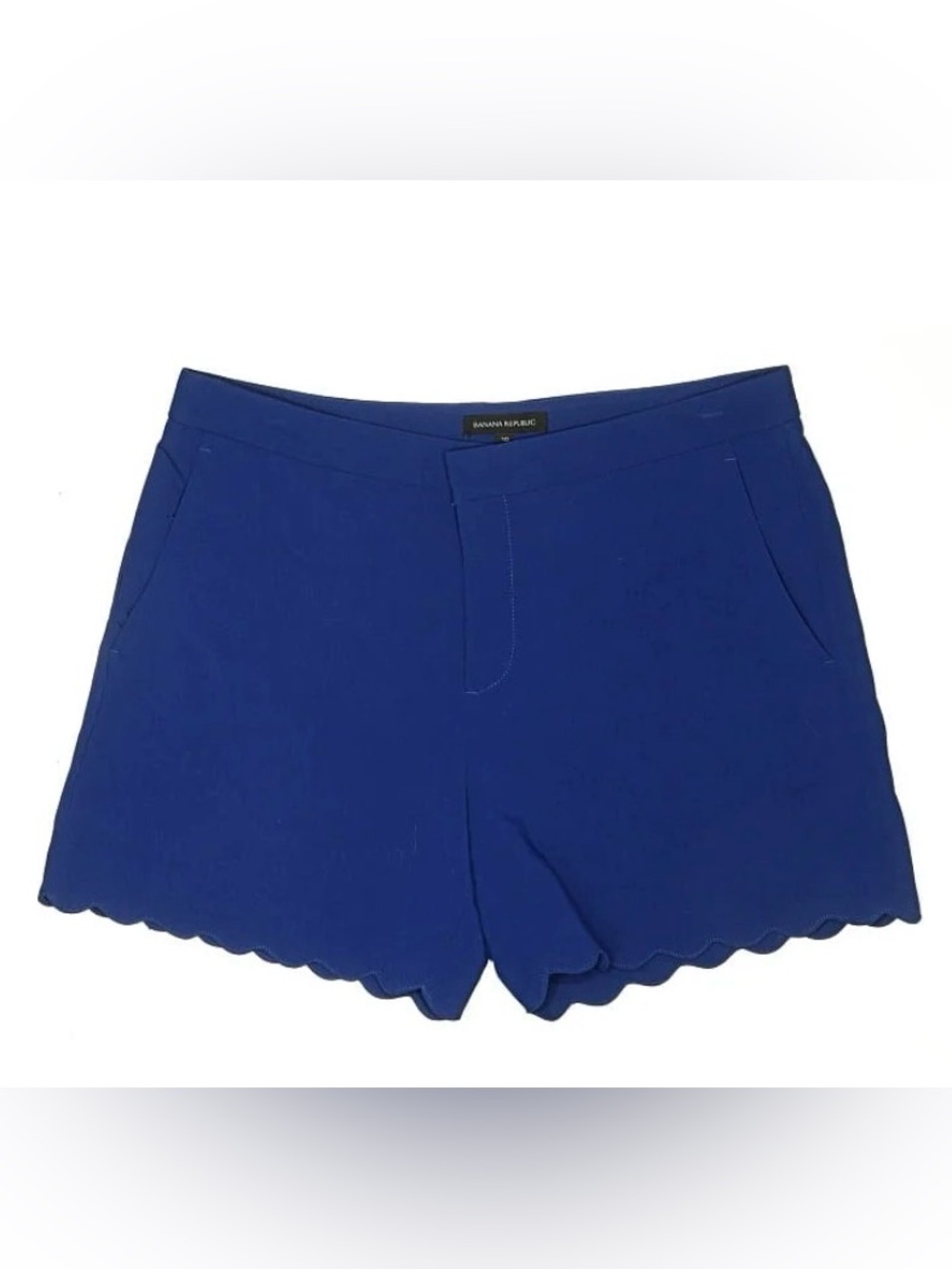 Banana Republic Women's Scallop Hem Shorts - Blue size 4
